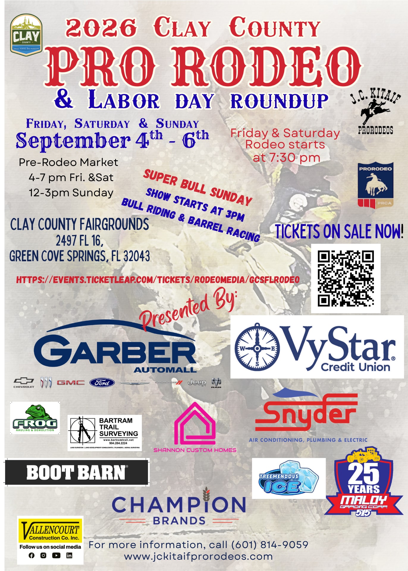 Clay County Rodeo Ticket Giveaway